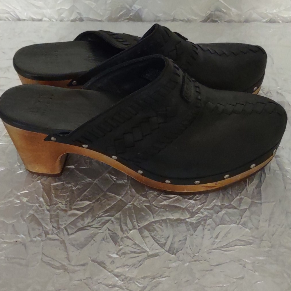UGG studded woven sheepskin clogs. Style: "Vivica"